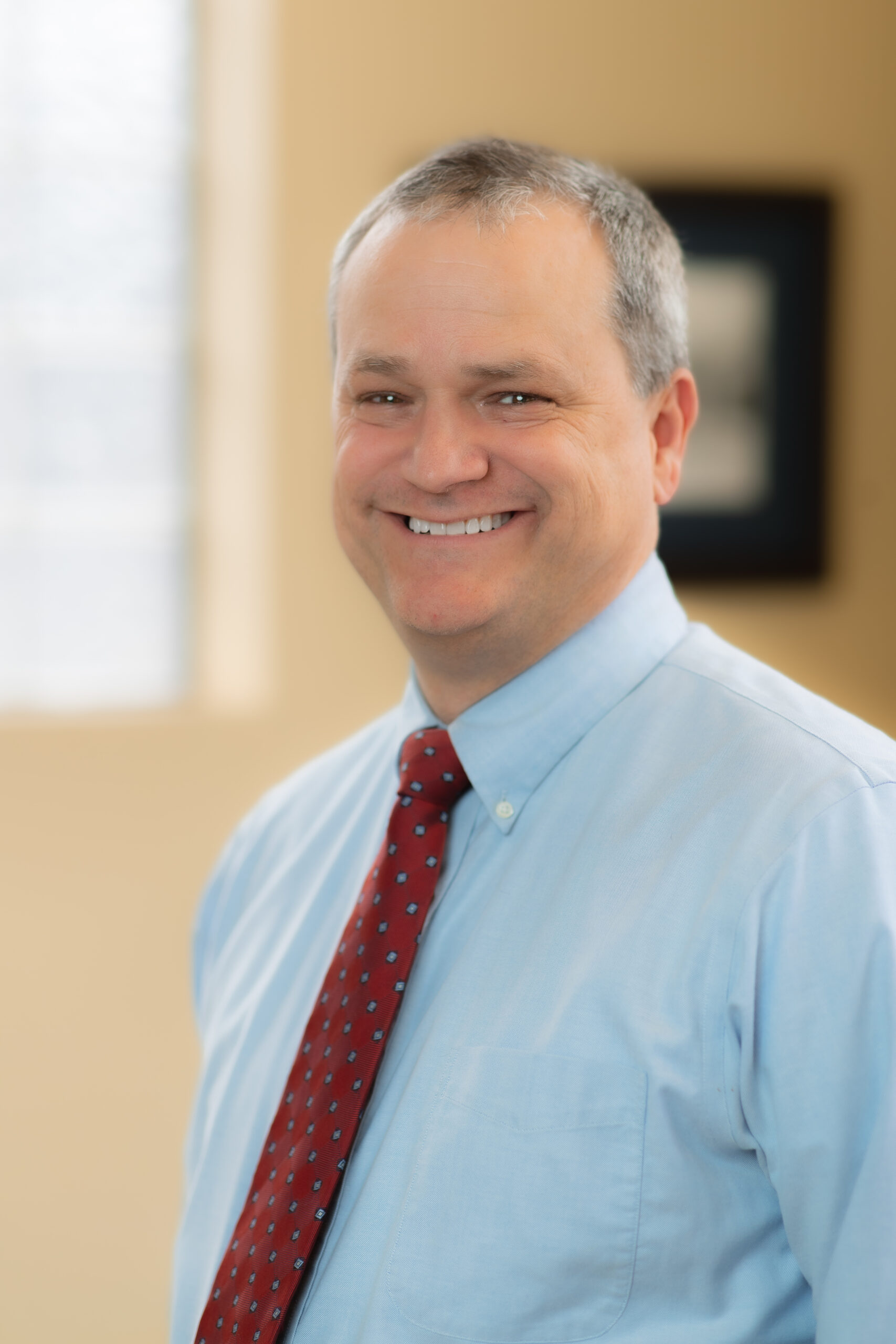 Portrait of Fort Wayne lawyer David Bailey of Fletcher Van Gilder law firm, who practices estate planning, probate, civil litigation and municipal law.
