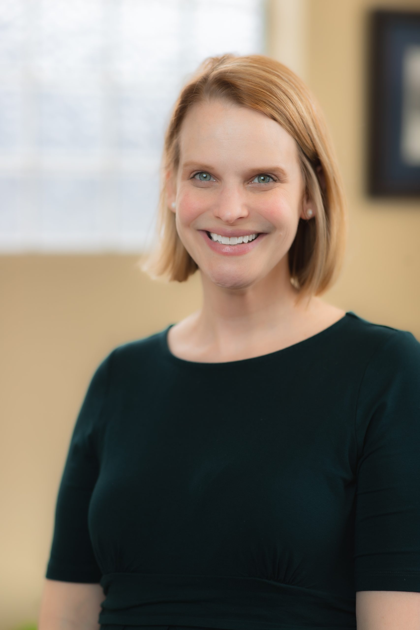 Portrait of Fort Wayne lawyer Lindsay Solon, who practices disability and guardianship law and is a partner at Fletcher Van Gilder.
